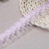 Spot 4cm camada dupla plissada poliéster borda de chifon transparente bainha punho saia suporte saia diy feito à mão acabamento de renda