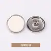 Borde Fino Mancha de Aceite Plano Metal Pequeño Estilo Chanel Abrigo Ropa Gabardina Chaqueta Botones Redondos para Ropa Sensación de Alta Gama