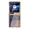 Adecuado para Funda de Teléfono Móvil Motorola Razr50 Funda Protectora de Vidrio Electrochapado Razr60 Paisaje Natural Creativo