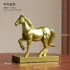 Adorno de Vaca que Trae Fortuna, Decoración Moderna de Lujo Ligero para el Hogar, Decoración de Año Nuevo, Escritorio de Oficina, Ceremonia de Apertura, Inauguración de Casa, Artesanía de Alta Gama