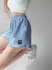 Pantalones Cortos Deportivos Wafflick para Niñas Cintura Ancha Holgada Pierna Ancha Shorts de Verano Casual Adelgazantes Cintura Alta Rectos Pantalones Casuales para el Hogar