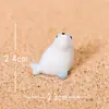 Adornos de Micro Paisajismo Focas Marinas Artificiales, Focas, Animales Pequeños, Resina Creativa para Montar en Coche, Manualidad DIY, Accesorios Decorativos
