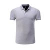 Camiseta polo publicitaria de cultura corporativa con logo de supermercado, ropa de trabajo corporativa, manga corta con solapa.