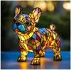 Luminária de Gato Transfronteiriça-Luminária Dachshund-Luminária Bigfoot Estátua de Resina Ornamento com Luz LED