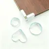 Protetor de Canto de Silicone para Segurança Infantil em Formato de L Protetor de Canto Protetor de Canto de Janela Espessado e Longo Transparente Anti-Colisão Canto Esférico Quadrado