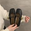 Zapatos Mary Jane de Suela Blanda con Punta Redonda y Boca Baja, Nuevo Estilo Primavera 2026, Versátiles para el Trabajo, Zapatos Planos de Mujer con Correa Única