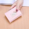 Carteira Feminina Estilo Coreano Novo Estilo, Carteira Curta Simples e Fashion para Estudantes Femininas, Porta-Cartões Clip de Carteira Porta-Moedas com 70% de Desconto