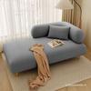 2025 Novo Modelo Chaise Longue Hotel Sala de Estar Varanda Quarto Área de Descanso Celebridade da Internet Tecido Preguiçoso Sentar e Reclinar Sofá para Apartamento Pequeno