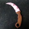 Venta Caliente Transfronteriza Piedra Cruda de Cristal Obsidiana Ópalo Cuchillo de Talla Pulido a Mano Daga Cuchillo Garra Adorno Decoración