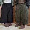 Pantalones rectos de pana para niños Jiaye 2024 para invierno, con forro polar, estilo Paulson retro, pantalones gruesos para hombre y mujer