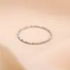 Anillo de Acero de Titanio con Forma de Ola Anillo de Nudillo Chapado en Oro de 18K Anillo de Dedo para Mujer 2025 Anillo de Nudillo Anillo de Lujo Ligero Transfronterizo