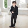 Traje para Niños Transfronterizo Traje Caballero Estilo Británico Traje para Niños Anfitrión Pasarela Vestido Traje para Recitación de Piano