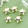 Pingente Simples Novo em Forma de Coração Acessórios com Furo Brincos Rosto de Pêssego Colar Tridimensional DIY Pulseira Pingente de Coração Estrela Material Oco