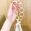 Collar de perlas de hadas de doble uso, banda para el cabello, cinta para el cabello para mujer, cadena para clavícula, elegante, popular en Internet, nueva banda para el cabello de verano, tocado