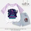 Kpop Caçador Grupo de Meninas Terno de Menina Estilo Verão Algodão Infantil Manga Curta Fino Meninas Esportes Roupas de Verão