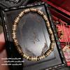 Antiguo cincel de oro proverbios tubo pulsera de diamantes nuevo estilo chino Fulu bebé Buda collar de cristal vintage traje