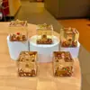Llavero de oso de té de burbujas de moda, colgante de llave de botella de arena movediza, adornos de escritorio, joyería, colgante para bolso al por mayor