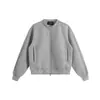 MAOQIAOYI Marca Americana Simple de Moda Sudadera con Capucha de Algodón para Hombre Estilo Espacial Casual Chaqueta Deportiva Cuello Alto W26149