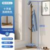 Perchero sencillo, creativo, para suelo, sala de estar, dormitorio, para niños, de madera maciza, para ropa y sombreros