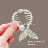 Novo Estilo Chinês Novo Clipe de Cabelo Bola de Flores Feminino Asas Borla Fivela de Rabo de Cavalo Parte de Trás da Cabeça Adorno de Cabelo