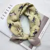 Pañuelo pequeño cuadrado de algodón y lino 55 cm Japonés y coreano artístico combinable para todo temporada de primavera y otoño pañuelo decorativo elegante algodón puro moda cinta para el pelo