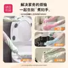 Guantes cómodos para lavar platos en el hogar, Longitud extendida, Cocina para mujer, Forrados con vellón, Látex de goma engrosado, Goma plástica impermeable, Duraderos