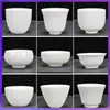 Wg6Q Grasa de Cordero Jade Porcelana Blanca Dehua Taza de Té Kung Fu Juego de Tazas Té Negro Pu'Er Té de Roca Cerámica Taza de Té Individual
