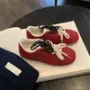 Bloques de Color Versátiles Doble Cordón Piel Genuina Superficie Suave Aumentan la Altura Zapatos de Entrenamiento Alemanes 2026 Primavera Nuevos Tenis Deportivos Casuales para Mujer