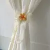 Lujo Ligero Francés Cola de Pez Gasa Lazos para Cortina Ataduras de Cortina Encaje Atadura de Encaje con Cordones Gasa Atadura para Cortina Hebilla Creativa para Cortina