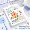 Celebridad de Internet Cachorro de Dibujos Animados Cuaderno de Espiral A5 B5 de Aspecto Elegante Lindo Bloc de Notas para Estudiantes Cuaderno de Hojas Sueltas