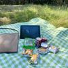 Esterilla de Picnic de Película de Aluminio Esterilla Exterior Impermeable Esterilla de Picnic Engrosada Esterilla de Camping Esterilla de Camping Portátil para Salidas de Primavera