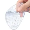 Almohadilla para el antepié Tacones altos Cómodo Anti-desgaste Parche para el antepié Pie Antepié Masaje de partículas en forma de corazón Suave Almohadilla de media talla amortiguadora