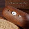 Adecuado para Audífonos Bluetooth AirPods Pro Estuche Protector de 2ª Generación Anticaída y Duradero Veta de Madera Natural Creativo Elegante