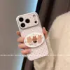 Adecuado para funda de iPhone 17 Pro Max iPhone 16 de Apple, estilo simple de alta gama, personalizado para mujeres, anticaída, diseño de conejo de lunares