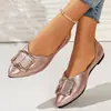 Comercio Electrónico Transfronterizo Tallas Grandes Otoño 2026 Nueva Tendencia de Moda Transpirables Zapatos Planos de Suela Individual Zapatos Individuales Casuales para Mujer Hebilla Metálica