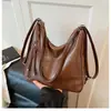 Mochila vintage, novo modelo transfronteiriço, bolsa de ombro estilosa para o dia a dia, bolsa tote crossbody, bolsa de mão casual de grande capacidade, versátil e moderna