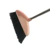Conjunto de vassoura e pá de lixo Conjunto de pá de lixo combinada Conjunto de vassoura de lã macia Antiaderente para varrer e raspar pelos Vassoura simples