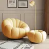 Sofá nórdico perezoso, popular silla de calabaza individual de tatami, sofá pequeño para apartamentos pequeños, dormitorio, balcón, reclinable de ocio