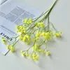 Borracha Macia 108 Cabeças 3 Ramos Gipsofila Flor Artificial Flor Falsa Decoração de Casamento para Noiva Buquê de Flores Peça de Decoração para Casa