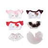 Ropa de muñeca en stock, ropa de muñeca de algodón de manga corta, juguete de peluche de 10 cm, camiseta sencilla de color liso, top para disfraz al por mayor