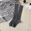 Nuevos Calcetines Largos de Color Sólido Versátiles de Micro-Presión Adelgazantes para Mujer Estilo Ballet Coreano Simple Calcetines Caídos de Otoño e Invierno