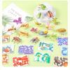 Quebra-cabeça tridimensional animal divertido para crianças mundo oceânico criativo brinquedos diy educação infantil quebra-cabeça montado à mão