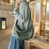 Bolsa Casual Leve Formato Bolinho Feminina 2026 Nova Moda Outono Escola Trabalho Ombro Único Bolsa Transversal Grande Capacidade