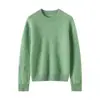 Nuevo Estilo de Suéter 2025 Suéter de Cachemira para Mujer 100% Cachemira Pura Cuello Redondo Jersey Prendas de Punto Casuales Holgado Color Sólido Top