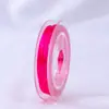 Corda Elástica Colorida Mini de Nylon 0,6mm DIY Artesanato de Miçangas Feito à Mão Material de Fio Redondo