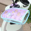 Guantes de Protección Solar Eléctrica de Verano Cubierta de Manillar de Parasol para Motocicleta Transpirables Dibujos Animados Tridimensionales Impermeables Guantes de Montar