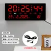 Reloj Electrónico Digital Inteligente de Pantalla Grande para Oficina y Sala de Estar, Reloj Digital con Calendario Perpetuo, Reloj de Escritorio y Pared Luminoso Multifuncional