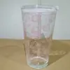 Taza de Vidrio con Popote de Gato Kt de Alta Apariencia Taza de Vidrio Hello Kitty para Uso en Casa Taza para Beber de Gran Capacidad para Oficina