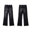 Jeans Negros Lavados con Corte Ligeramente Acampanado y Paneles de Gallery Dept. Pantalones Versátiles para Hombres y Mujeres
