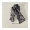 Cachecol de Lã Mesclada Colorido Liso Estilo Coreano para Crianças Outono e Inverno, Personalizado e Simples, à Prova de Vento e Quente para Meninos e Meninas